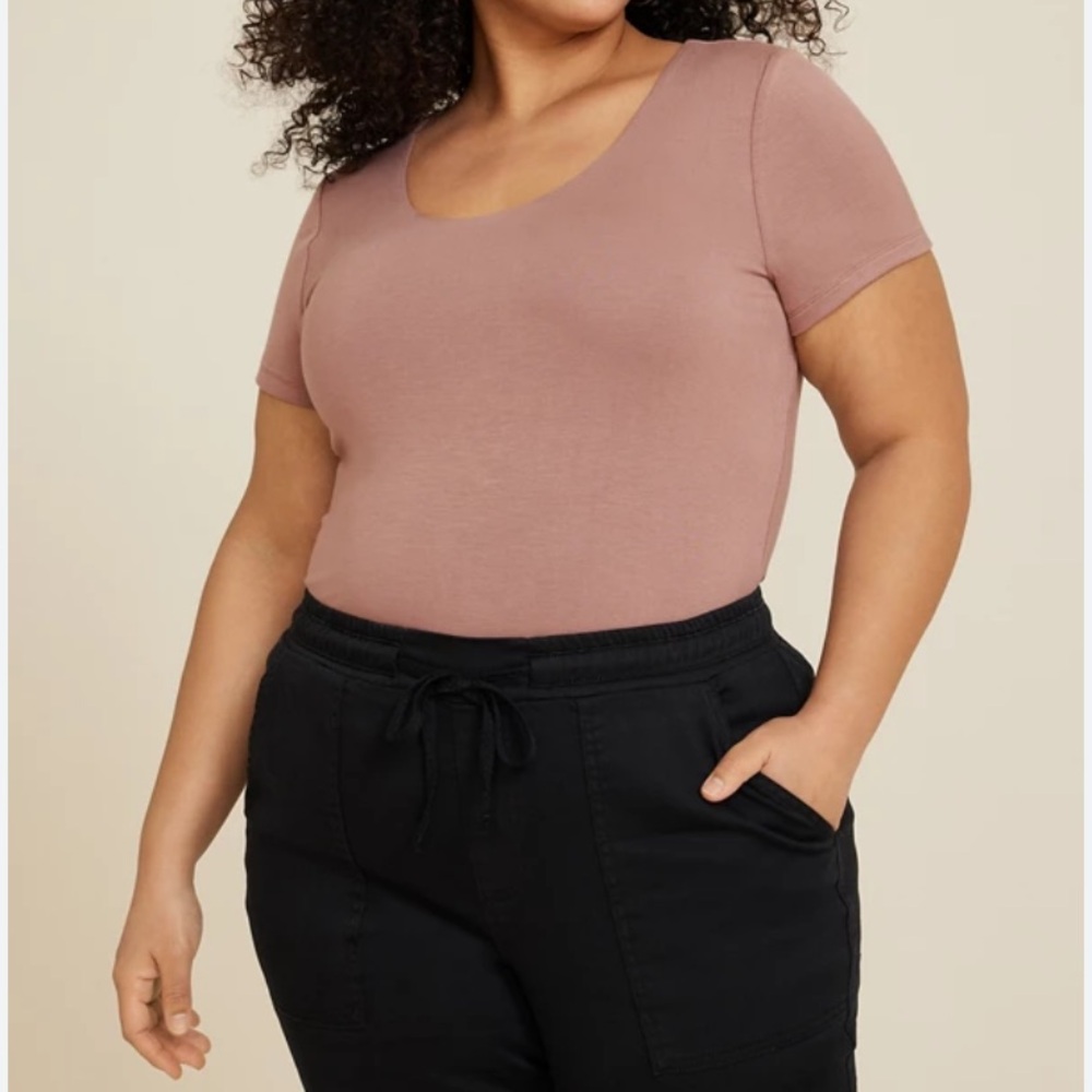 Maurices Smooth Double Layer Scoop Top